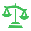 Equity icon - scales